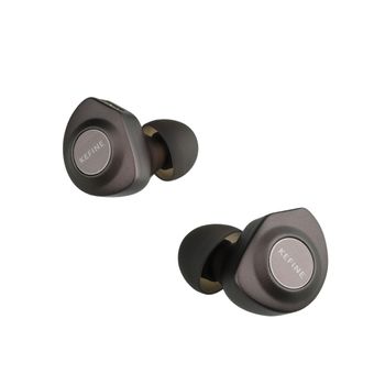 KEFINE Delci 10mm DLC + PU diafragma controlador dinámico Hifi auriculares IEM con cable con Metal CNC y Cable desmontable de 0,78mm 2 pines 3,5mm
