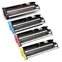 original multipack epson aculaser c2000 printer toner cartridges 4 pack -c13s050033