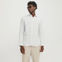 jack  jones camisa parker linen stripe para mujer