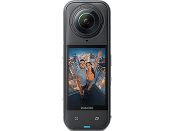 Cámara deportiva - Insta360 X5 Estándar, 8K, 360º, 185 min Autonomía, Vídeo HDR Activo 5,7K a 60 fps, Negro
