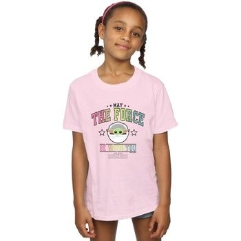 Disney Camiseta The Mandalorian The Force para niña