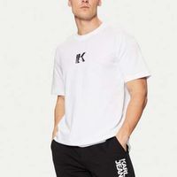 karl lagerfeld camiseta reg ss k logo tee para hombre