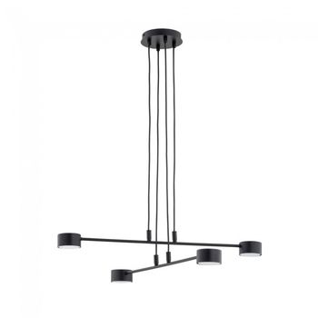 Lámpara colgante operis negro (4 luces)