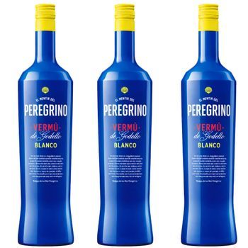 Atlantic Galician Spirits - Vermut Blanco Peregrino - Base De Vino Godello - Pack 3 Botellas 75 Cl - 15% Vol.