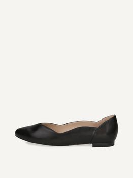 CAPRICE Pumps, black, made of Leather with Block heel, Size 42