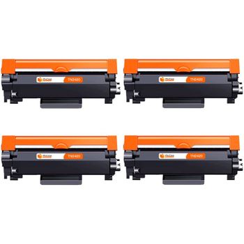 Pccom Essential Brother TN2420/TN2410 Tóner Compatible Negro Pack 4