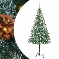 arbol de navidad  decoraciones de navidad artificial verde 180 cm pvc y acero