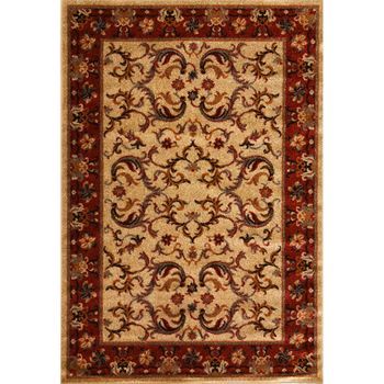 Alfombra De Hogar 100% Polipropileno 190 X 280 Cm Modelo Clásica Color Beige - Crevicosta.