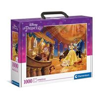 puzzle 1000 piezas bella y bestia princesas disney de clementoni - clementoni