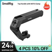 smallrig - asa superior con abrazadera nato solo 119 g ligera carga de 10 kg con orificio arri y soporte de zapata fria para monitor luces de video 5977