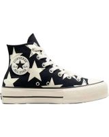 de converse modelo chuck taylor all star lift para mujer color blanco-ne blanco-negro