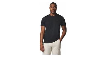 Camiseta tecnica columbia graphic cirque river pro negra para hombre