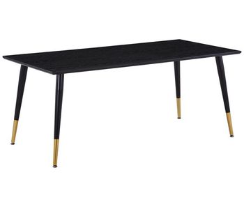 Mesa de comedor dipp dt90 90x180x75 negro
