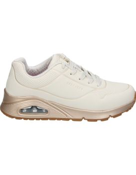 Zapatillas Para Mujer Skechers Uno Gen1 Cool Heels 310538l-nat Blanco 36