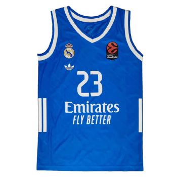 Camiseta Sergio LLull Real Madrid Baloncesto Adidas 2025-26 Azul Euroliga