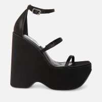 steve madden varia satin platform sandals - uk 4