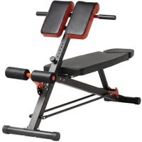 homcom banco de mancuerna plegable inclinable con 4 niveles de altura ajustable banco de pesas para entrenamiento