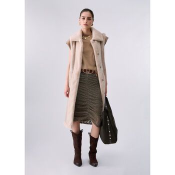 Liu Jo Chaqueta de punto Chaleco en borrego sintético para mujer