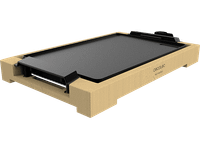 plancha de asar - cecotec tastygrill 2000 bamboo w 375 x 245 cm estructura bambu negro