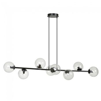 Lámpara de techo palma transparente (8 luces)