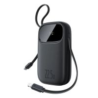 poder bank baseus ppqd3-1022d 225w 73wh 20000mah con cables integrados dualespantalla digital ledbateria externa con