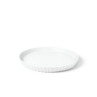 bandeja de polipropileno blanco mate diam 30 cm