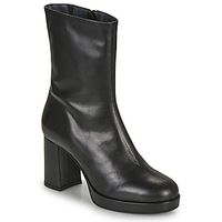 myma botines 6786-cuir-noir para mujer
