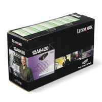 lexmark 12a8420 toner negro original