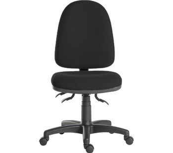 Ergo Trio Fabric Operator Chair - Black, Black