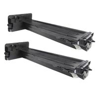 compatible multipack hp laserjet mfp m436nda printer toner cartridges 2 pack -cf256a