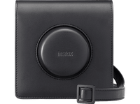 funda camara - fujifilm instax wide evo cuero sintetico negro