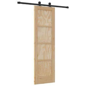 Puerta Corredera Orkdal Natural 61 X 198,5 Cm Vidaxl