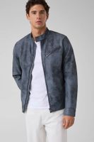 chaqueta de cuero sintetico
