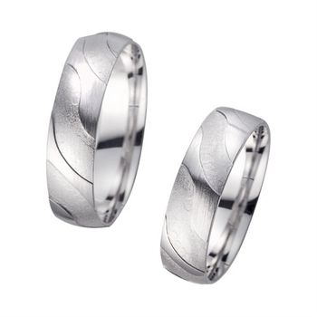 Alianzas oro blanco ancho 5,5 mm