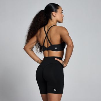 Sujetador deportivo de espalda cruzada Tempo para mujer de MP - Negro - XS