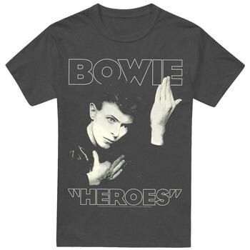 David Bowie Tops y Camisetas Heroes Cover para mujer