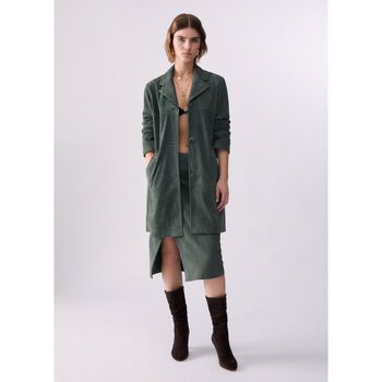Liu Jo Chaquetas Chaqueta larga en ante para mujer