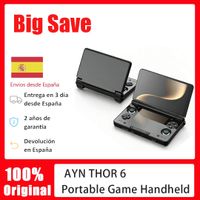 ayn thor consola de juegos retro portatil con pantalla tactil oled doble reproductor de emulador portatil android joystick hall dispositivo de juego clasico regalo