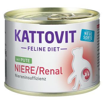 Kattovit Renal 6 x 185 g  - Pavo (12 x 185 g)