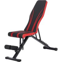 banco de musculacion plegable t-lovendo ideal para abdominales flexiones y levantamiento de pesas
