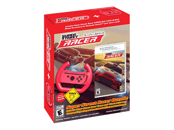 Nintendo Switch Super Street: Racer (con volante) (Código de descarga)