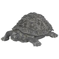 decoracion de exterior tortuga francky h215cm resina gris