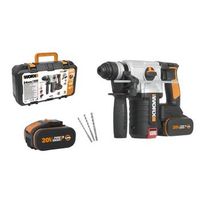 wx380 - martillo 4f brushless 22j 20v 2 bat 4ah  4ah worx wx380