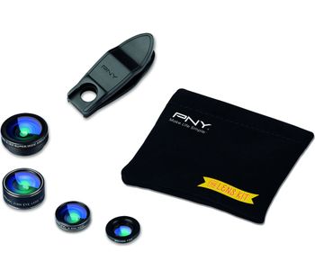 PNY 4-in-1 Clip-on Smartphone Lens Kit