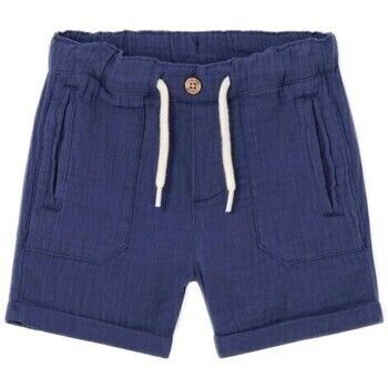 Mayoral Pantalones 1236 Bermuda ajustable Azul para niño