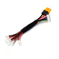 cable de carga de bateria multiple dogcom premium 1 a 6 ph20 1s para el dron de carreras interior tiny whoop rc fpv