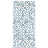 panorama alfombra vinilica hidraulica triana azul 80x200 cm