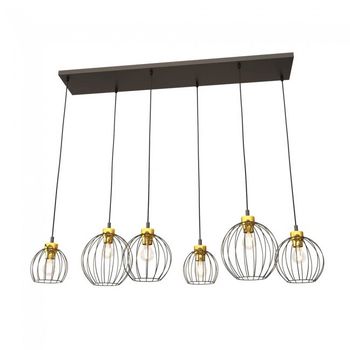 Lámpara de techo fersan oro (6 luces)
