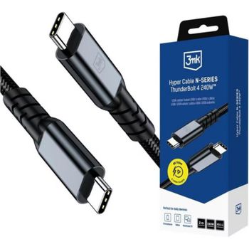 Cable Thunderbolt 4 USB-C 3MK 240W 2m 40 Gbps