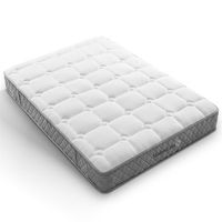 colchon ortopedico 120x200 cm colchon muelles ensacados 7 zonas espuma fria blanco